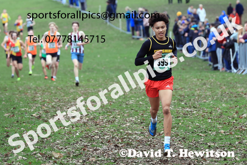 Boys Under-15s 2026 UK CAU Inter Counties Cross Country, Wollaton Park, Nottingham. Photo: David T. Hewitson/Sports for All Pics